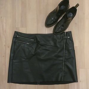 Torrid Faux Leather Mini Skirt